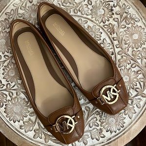 Michael Kors Leather Flats 9.5